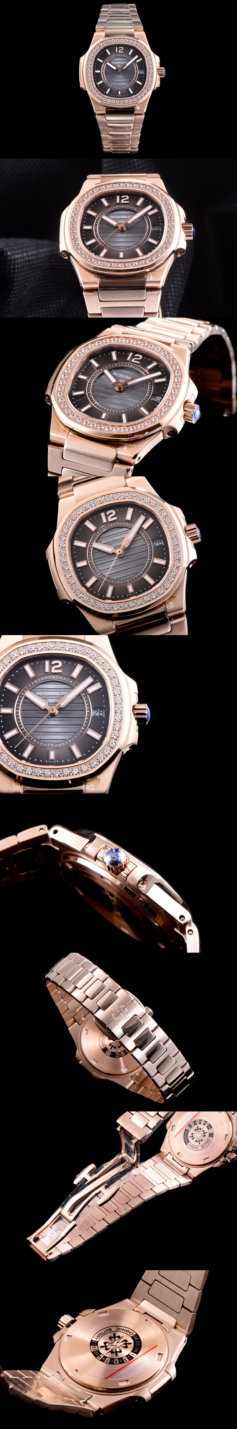 파텍필립 여성용 노틸러스-8 쿼츠 70101R-010